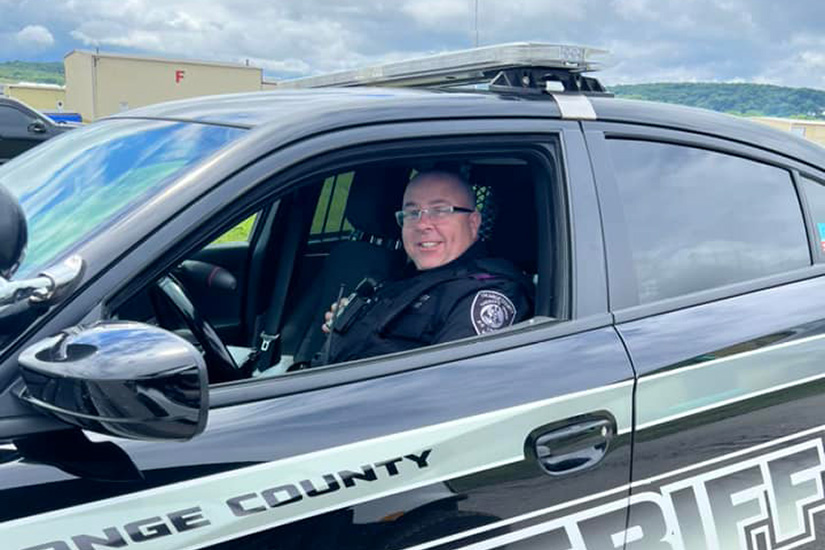 Sheriff in Patrol Car