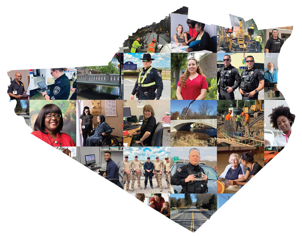 Collage of County Employees